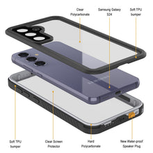 Load image into Gallery viewer, Galaxy S24 Étui Slim Punkcase [White] étanche/ résistant aux chocs/ à la neige/ à la saleté [Série Extrême]
