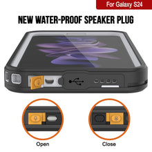 Load image into Gallery viewer, Galaxy S24 Étui Slim Punkcase [White] étanche/ résistant aux chocs/ à la neige/ à la saleté [Série Extrême]
