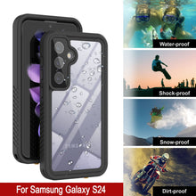Load image into Gallery viewer, Galaxy S24 Étanche / Antichoc [Série Extrême] avec Étui Protecteur d'Écran [Noir]
