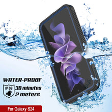 Load image into Gallery viewer, Samsung Galaxy S24 Étui résistant à l'eau et aux chocs [Série Extrême] avec protecteur d'écran [Bleu marine]
