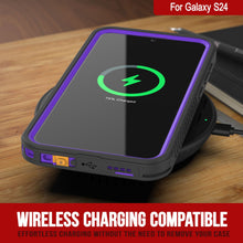 Load image into Gallery viewer, Coque protectrice Slim de la série extrême pour Galaxy S24 résistante à l'eau et aux chocs [violet]
