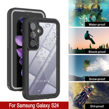 Load image into Gallery viewer, Galaxy S24 Étui Slim Punkcase [White] étanche/ résistant aux chocs/ à la neige/ à la saleté [Série Extrême]
