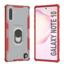 Load image into Gallery viewer, Coque Punkcase pour Galaxy Note 10 [Série Magnetix 2.0] Coque transparente en TPU avec support [Rouge]
