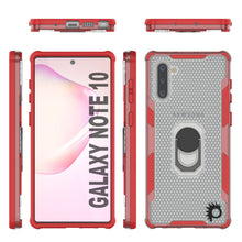 Load image into Gallery viewer, Coque Punkcase pour Galaxy Note 10 [Série Magnetix 2.0] Coque transparente en TPU avec support [Rouge]
