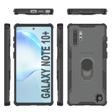 Load image into Gallery viewer, Coque Punkcase Galaxy Note 10 Plus [Série Magnetix 2.0] Étui transparent en TPU de protection avec béquille [Noir]
