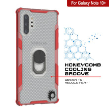 Load image into Gallery viewer, Étui Punkcase Galaxy Note 10 Plus [Série Magnetix 2.0] Coque TPU Transparente de Protection avec Support déployable [Rouge]
