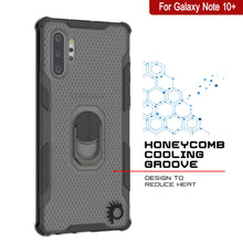 Load image into Gallery viewer, Coque Punkcase Galaxy Note 10 Plus [Série Magnetix 2.0] Étui transparent en TPU de protection avec béquille [Noir]
