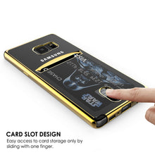 Load image into Gallery viewer, Étui Galaxy Note FE, série PUNKCASE® LUCID Gold | Emplacement pour carte | Protecteur d&#39;écran SHIELD | Ajustement ultra
