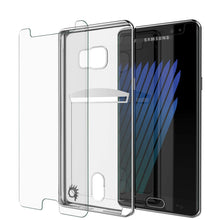 Load image into Gallery viewer, Coque Galaxy Note FE, Série PUNKCASE® LUCID Silver | Fente pour carte | Protecteur d&#39;écran SHIELD | Ultra fin.
