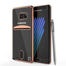 Load image into Gallery viewer, Étui Galaxy Note FE, Série PUNKCASE® LUCID Rose Gold | Porte-cartes | Protecteur d&#39;écran SHIELD | Ultra ajusté
