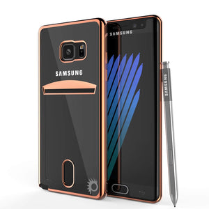 Étui Galaxy Note FE, Série PUNKCASE® LUCID Rose Gold | Porte-cartes | Protecteur d'écran SHIELD | Ultra ajusté