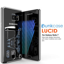 Load image into Gallery viewer, Coque Galaxy Note FE, Série PUNKCASE® LUCID Silver | Fente pour carte | Protecteur d&#39;écran SHIELD | Ultra fin.
