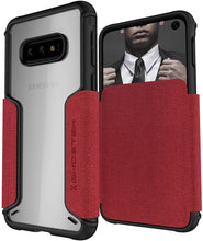 Charger l&#39;image dans la galerie, Étui portefeuille pour Galaxy S10e | Série Exec 3 [Rouge]
