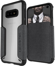 Charger l&#39;image dans la galerie, Étui portefeuille pour Galaxy S10e | Série Exec 3 [Gris]
