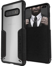 Charger l&#39;image dans la galerie, Étui portefeuille pour Galaxy S10+ Plus | Série Exec 3 [Noir]
