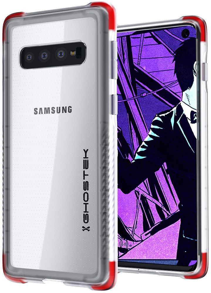 Coque de protection transparente pour Galaxy S10 | Série Covert 3 [Transparent]