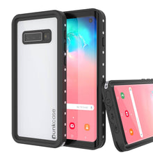 Load image into Gallery viewer, Étui étanche Galaxy A10e, Punkcase StudStar Blanc Fin 6,6 pieds Sous l'eau IP68 Antichoc/Étanche à la neige

