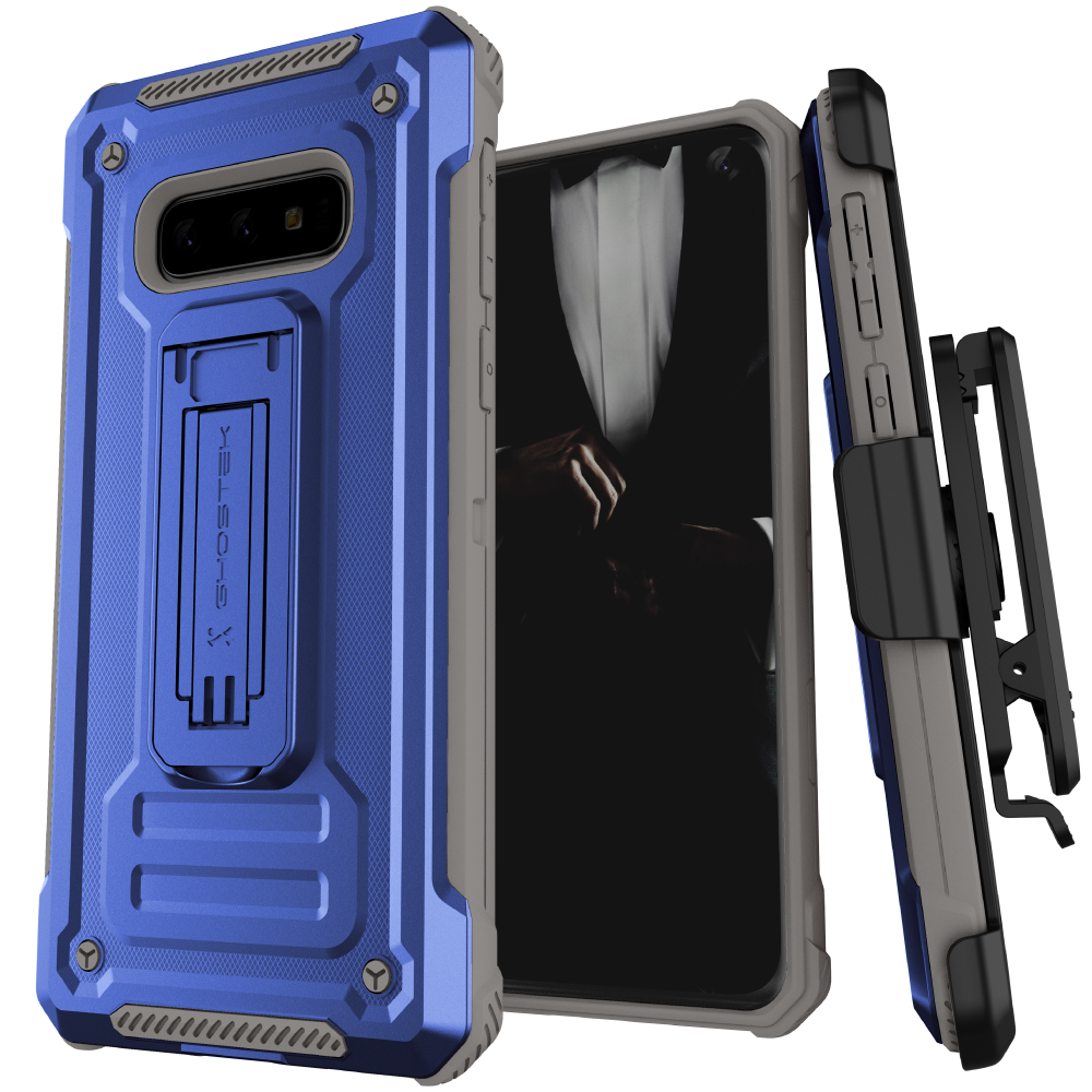 Ghostek IRON ARMOR2 pour Galaxy S10e [Bleu]