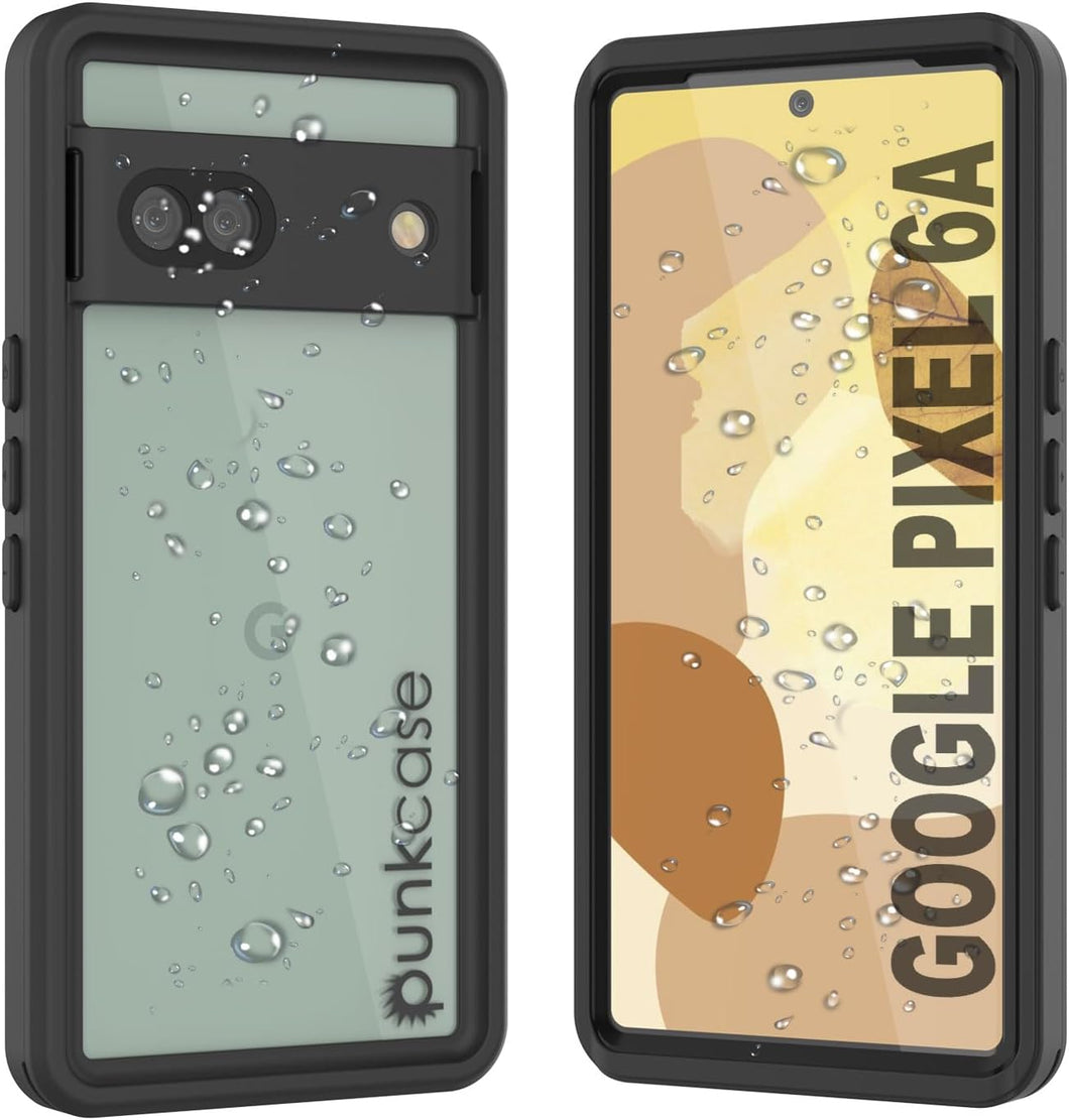 Étui étanche IP68 Google Pixel 6a, Punkcase [Noir] [Série Extreme] [Ajustement mince]