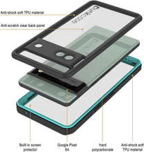 Charger l&#39;image dans la galerie, Étui étanche IP68 pour Google Pixel 6a, Punkcase [Teal] [Série Extreme] [Ajustement Slim]
