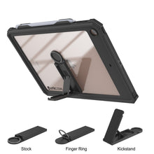 Load image into Gallery viewer, Étui iPad 10.2 étanche IP68, Punkcase [Noir] [Série StudStar] [Slim Fit]
