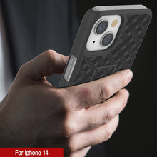 Charger l&#39;image dans la galerie, Coque iPhone 15 avec protecteur d&#39;écran en verre trempé, clip ceinture holster et support intégré [Noir]
