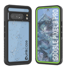 Charger l&#39;image dans la galerie, Coque étanche pour Google Pixel 8 Pro, Punkcase [Série Extrême] Protection de l&#39;armure avec protecteur d&#39;écran intégré [Vert clair]
