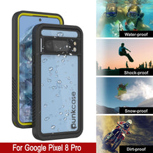 Charger l&#39;image dans la galerie, Coque étanche pour Google Pixel 8 Pro, Punkcase [Série Extrême] Protection renforcée avec protecteur d&#39;écran intégré [Jaune]
