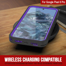 Charger l&#39;image dans la galerie, Étui étanche Google Pixel 8 Pro, Punkcase [Série Extrême] Coque renforcée avec protecteur d&#39;écran intégré [Violet]

