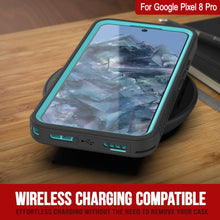 Charger l&#39;image dans la galerie, Coque étanche pour Google Pixel 8 Pro, Punkcase [Série Extrême], avec protection d&#39;écran intégrée [Teal].
