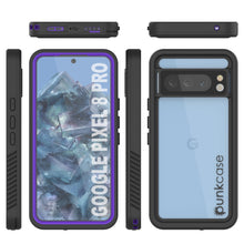 Charger l&#39;image dans la galerie, Étui étanche Google Pixel 8 Pro, Punkcase [Série Extrême] Coque renforcée avec protecteur d&#39;écran intégré [Violet]
