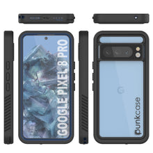 Charger l&#39;image dans la galerie, Étui étanche pour Google Pixel 8 Pro, Punkcase [Série Extrême] Coque de protection avec protecteur d&#39;écran intégré [Bleu marine]
