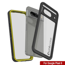 Charger l&#39;image dans la galerie, Étui étanche Google Pixel 8, Punkcase [Série Extreme], coque de protection avec protecteur d&#39;écran intégré [jaune].

