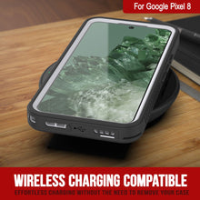 Charger l&#39;image dans la galerie, Coque étanche Google Pixel 8, Punkcase [Série Extrême] Coque blindée avec protecteur d&#39;écran intégré [Blanc]
