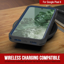 Charger l&#39;image dans la galerie, Étui étanche Google Pixel 8, Punkcase [Série Extrême] Coque de protection avec protecteur d&#39;écran intégré [Bleu marine]
