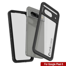 Charger l&#39;image dans la galerie, Étui étanche pour Google Pixel 8, Punkcase [Série Extreme] Coque blindée avec protection d&#39;écran intégrée [Noir]

