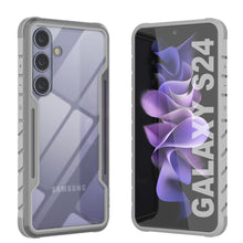 Load image into Gallery viewer, Coque de protection Punkcase S24 Armor Stealth, de qualité militaire et à plusieurs couches, gris.
