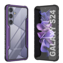 Load image into Gallery viewer, Coque de protection Punkcase S24 Armor Stealth, de qualité militaire, à plusieurs couches [Purple].
