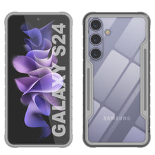 Load image into Gallery viewer, Coque de protection Punkcase S24 Armor Stealth, de qualité militaire et à plusieurs couches, gris.
