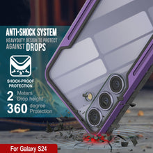 Load image into Gallery viewer, Coque de protection Punkcase S24 Armor Stealth, de qualité militaire, à plusieurs couches [Purple].
