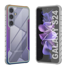 Load image into Gallery viewer, Coque de protection Punkcase S24 Armor Stealth de qualité militaire avec plusieurs couches [Rainbow]
