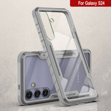 Load image into Gallery viewer, Coque de protection Punkcase S24 Armor Stealth, de qualité militaire et à plusieurs couches, gris.
