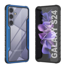 Load image into Gallery viewer, Coque de protection Punkcase S24 Armor Stealth, niveau militaire, avec plusieurs épaisseurs [Bleu marine]
