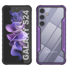 Load image into Gallery viewer, Coque de protection Punkcase S24 Armor Stealth, de qualité militaire, à plusieurs couches [Purple].
