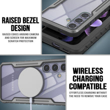 Load image into Gallery viewer, Punkcase S24+ Plus Coque de protection Stealth Armor - Qualité Militaire avec Revêtement Multicouche [Gris-Noir]
