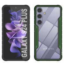 Load image into Gallery viewer, Coque de protection Punkcase S24+ Plus Armor Stealth de qualité militaire, à plusieurs couches [Vert foncé]
