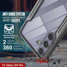 Load image into Gallery viewer, Punkcase S24+ Plus Coque de protection Stealth Armor - Qualité Militaire avec Revêtement Multicouche [Gris-Noir]
