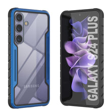 Load image into Gallery viewer, Punkcase S24+ Plus Coque de protection Armure furtive de qualité militaire avec couche de protection multicouche [Bleu Marine]
