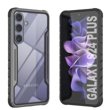 Load image into Gallery viewer, Punkcase S24+ Plus Coque de protection Stealth Armor - Qualité Militaire avec Revêtement Multicouche [Gris-Noir]
