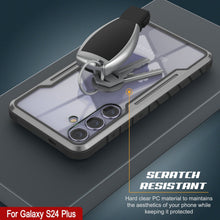 Load image into Gallery viewer, Punkcase S24+ Plus Coque de protection Stealth Armor - Qualité Militaire avec Revêtement Multicouche [Gris-Noir]
